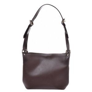 Auth. Louis Vuitton Noir Blk Epi Mandala